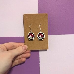 Mushroom earrings